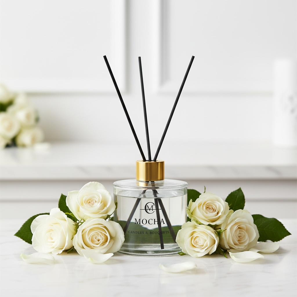 White Rose Reed Diffuser